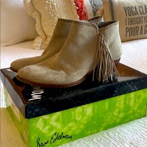 Sam Edelman booties- with fringe